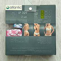 Набір 2 шт. жіночих стрінгів ATLANTIC в ромбік, розмір S, фото 4