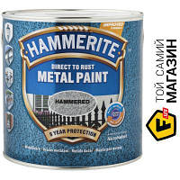 Эмаль Hammerite Эмаль молотковая серебристо-серый 5 л