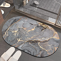 Килимок у ванну 3D Мармур 50х80 см, килимок для душу, килимок вологопоглинальний KASPI