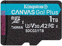 Карта памяти 1 ТБ - KINGSTON MicroSDXC 1Tb U3 A2 Canvas Go! Plus