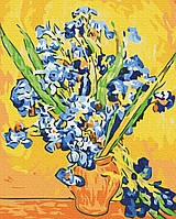 Картина по номерам BrushMe Ирисы в Вазе. Винсент Ван Гог 40х50см BS52876 BX, код: 8265292