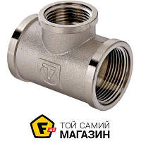 Фитинг Valtec Тройник переходной резьбовой 1"х3/4"х1" Никель (VTr.750.N.0605)