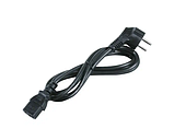 Мережевий кабель живлення комп'ютерний 220V (1.5 метра), фото 2