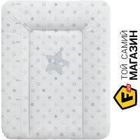 Пеленальный матрас Ceba Baby WD Soft mat 50x70см, звездочки/серый (W-143-066-260)