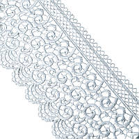 Мереживо макраме 11 см колір - білий