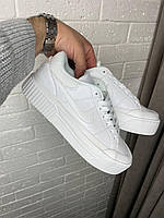 Женские кожаные кроссовки Nike Court Legacy all White, женские кеды Найк белые, Женская обувь