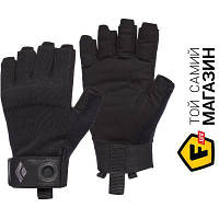 Перчатки для альпинизма Black Diamond Crag Half-Finger рукавички (Black, XL) (BD 801864.0002-XL)