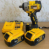 Потужний гайковерт DeWalt DCF922D2T Акумуляторний гайковерт Девольт 36V 6AH АКБ гайковерт, фото 9
