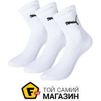 Шкарпетки Puma Шкарпетки SHORT CREW 3P UNISEX р.39-42 90611004 білий