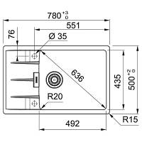 Мийка кухонна Franke Centro CNG 611-78 XL (114.0630.434) g