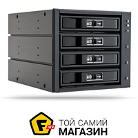 Бекплейн Chieftec Бекплейн Chieftec CBP-3141SAS 3x5.25"-> 4x3.5" HDDs Hot-Swap Aluminium (CBP-3141SAS)