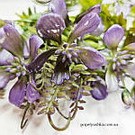 Гілочка пластикова з квіточками 22 см, фото 2