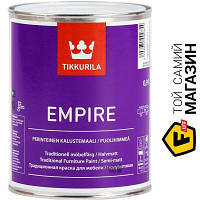 Емаль Tikkurila Фарба для меблів Empire база С база під тонування напівмат 0.9 л 1.2 кг