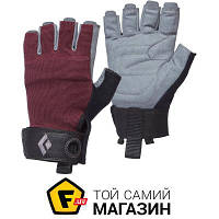 Перчатки для альпинизма Black Diamond W Crag Half-Finger Gloves рукавички жіночі (Bordeaux, XS) (BD