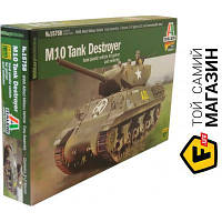 Модель 1:56 танки - Italeri - Американская САУ M10 Tank Destroyer 1:56 (IT15758) пластмасса