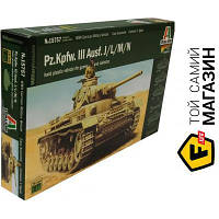 Модель 1:56 танки - Italeri - PzKpfw. III Ausf.J/L/M/N (IT15757) пластмасса