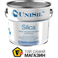 Эмаль Unisil Эмаль пентафталевая Silica черный мат 0.7 л 0.9 кг
