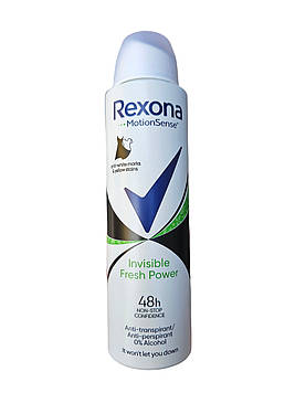 Дезодорант-антиперспірант Rexona Invisible Fresh Power, 150 мл