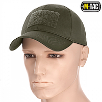 M-Tac бейсболка с липучкой Flex рип-стоп Army Olive, мужская летняя кепка, тактическая бейсболка олива военная