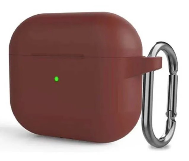 Чохол силіконовий AirPods 3 (Crimson)
