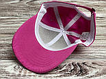 Літня бейсболка в малиновому кольорі, фото 2