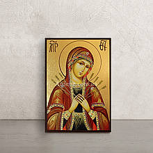Ікона Божа Матір Семістрельна розмір 10 Х 14 см