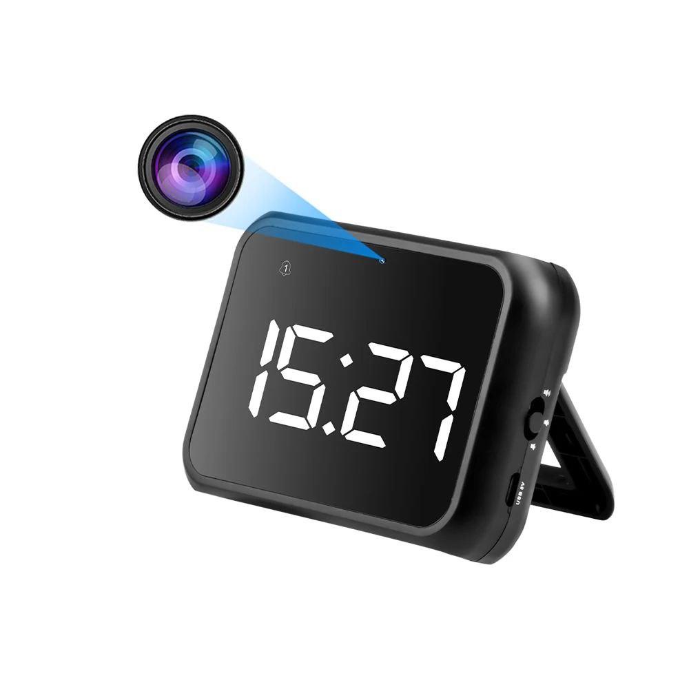 Цифровий будильник годинник камера IP Wi-Fi Enpus camera clock. HDlivecam, фото 1