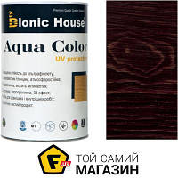 Bionic House Лазурь лессирующая универсальная Aqua Color UV protect розовое дерево шелковистый мат 0.8 л