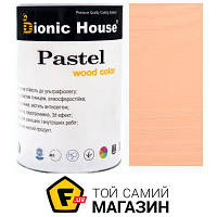 Bionic House Краска укрывная Pastel Wood Color Р220 персик шелковистый глянец 0.8 л