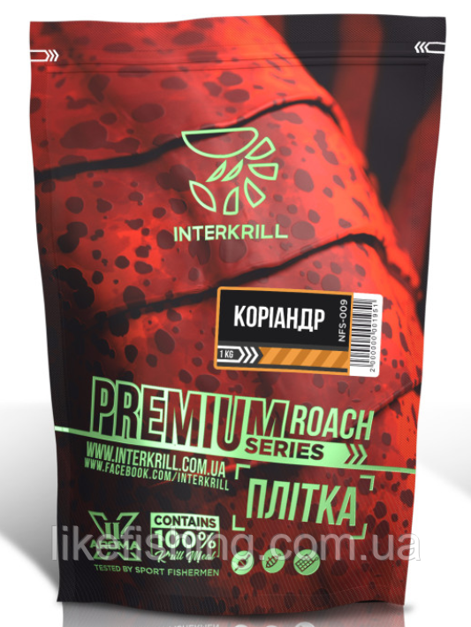 Підгодовування Interkrill Преміум Плотва-Коріандр 1кг