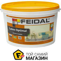 Краска Feidal Краска латексная Latex Optimal мат белый 5 л