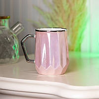 Чашка керамическая Glaze 450мл в зеркальной глазури чашки для кофе SvitSmart