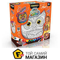 Danko Toys Сумка-раскраска My Color Pet-Bag Сова на украинском языке CPB-01-02