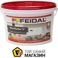 Краска Feidal Краска акриловая Wandfarbe "S" мат белый 2,5 л