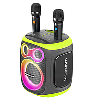 Портативна бездротова колонка Bluetooth Hopestar Party 130 з 2 Мікрофоном Караоке |120Вт