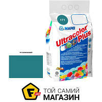 Mapei Затирка для плитки Ultracolor Plus 171 2 кг бирюзовый