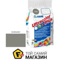 Mapei Затирка для плитки Ultracolor Plus 113 5 кг серый цемент