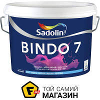 Краска Sadolin Краска латексная водоэмульсионная Bindo 7 WO мат белый 2.5л