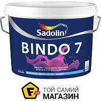 Краска Sadolin Краска латексная водоэмульсионная Bindo 7 CLR мат база под тонировку 2.5л