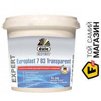 Краска Dufa Краска латексная Europlast 7 B3 Transparent шелковистый мат база под тонировку 1л