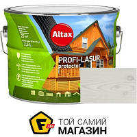 Altax Лазурь PROFI-LASUR protector Белый мат 2.5 л