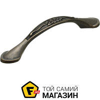 MVM Мебельная ручка скоба 96 мм D-1013-96 MBAB матовая темная античная бронза