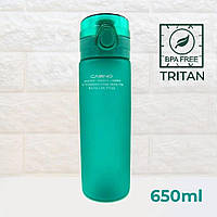 Пляшка для води CASNO 650 мл KXN-1157 Tritan Зелена KB, код: 6516377
