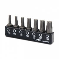 Набор бит Toptul TORX 1/4" 7ед. (T10-T40) (GAAV0702) g