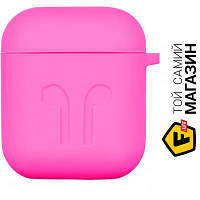 2E Чехол 2Е для Apple AirPods, Pure Color Silicone Imprint (1.5mm), Fuchsia (2E-AIR-PODS-IBSI-1.5-FK)