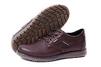 Чоловічі шкіряні туфлі Kristan brown