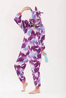 Пижама Кигуруми детская Kigurumba Единорог Скай (на молнии) XS - рост 95 - 105 см Фиолетовый UT, код: 1776947