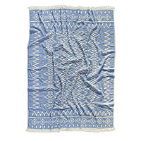 Плед Barine Kilim throw blue 130х170 см