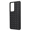 Чохол Primo BV Weaving для смартфона Samsung Galaxy S21 Ultra (SM-S998) - Black&Red, фото 4