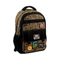 Рюкзак школьный для подростка ортопедический Yes Danger TS-48, для мальчиков, коричневый (559623)